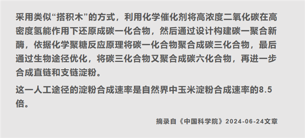 美國(guó)成功用二氧化碳造黃油 不稀奇 3年前中國(guó)就憑“空”造淀粉